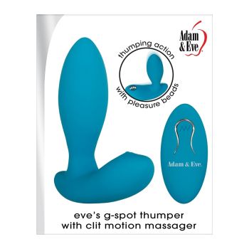 Adam & Eve's G Spot Rechargeable Silicone Thumper Clit Motion Vibrator box