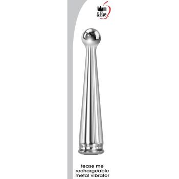 Adam & Eve Tease Me Rechargeable Metal Waterproof Vibrator box