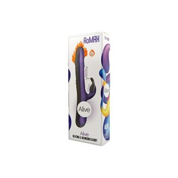 Adrien Lastic Alive Romax Rechargeable Silicone Rabbit Vibrator Purple box