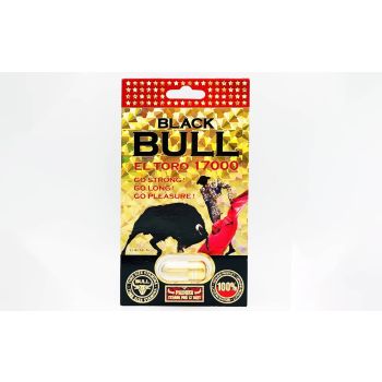 Black Bull El Toro 17000 Premier Male Enhancer Gold Pill For 12 Days