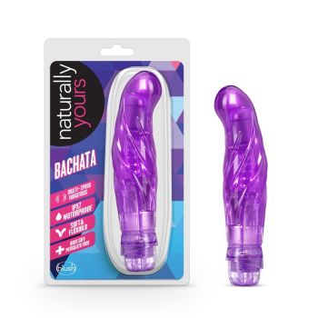 Blush Naturally Yours Bachata Purple Waterproof TPE Vibrator box