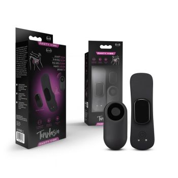 Blush Temptasia Remote Control Hands Free Play Panty Vibe Black box