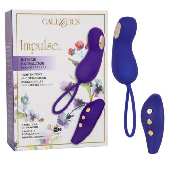 CalExotics Impulse Rechargeable Intimate E-Stimulator Remote Teaser box