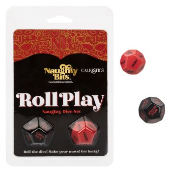 CalExotics Naughty Bits Roll Play Dice Set Dirty Adults Game box