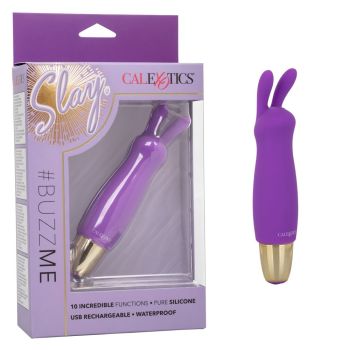 CalExotics Slay #Buzzme Silicone Dual Flickering Ear Teasers box