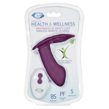 Cloud 9 Health & Wellness Panty Leaf Vibrator Remote Control Plum box