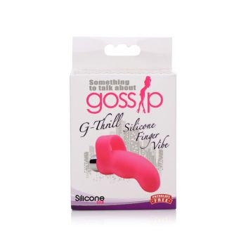 Curve G Thrill Silicone Rechargeable G Spot Finger Vibe Magenta box