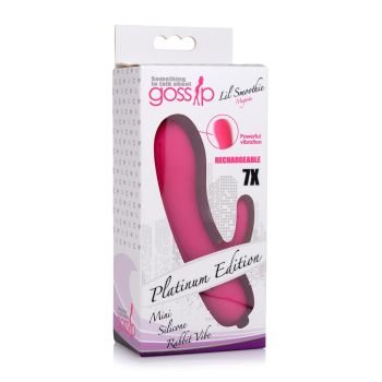 Curve Lil Smoothie 7X Rechargeable Mini Rabbit G Spot Vibrator Magenta box