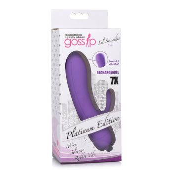 Curve Lil Smoothie 7X Rechargeable Mini Rabbit G Spot Vibrator Violet box