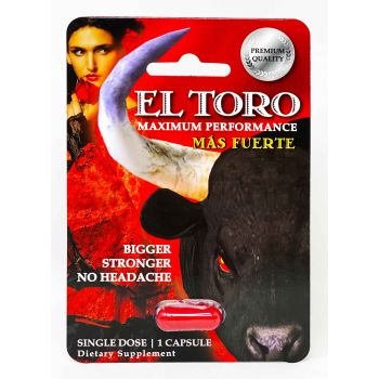 El Toro Male Sexual Enhancement Red Capsules