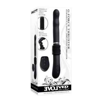 Evolved G Force Thruster Rechargeable Vibrator Silicone 3" Thrust box
