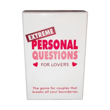 Extreme Personal Questions For Lovers Boundary Breaking Card Game box