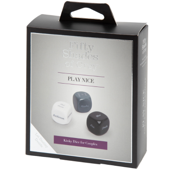 Fifty Shades Of Grey Play Nice Couples Kinky Role Play Dice box