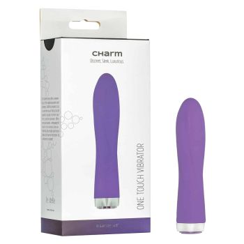 Iconic Charm Classic Travel Size Vibrator Violet