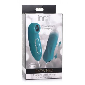 Inmi Entwined Thumping Egg Licking Clit Stimulator Silicone Vibrator box
