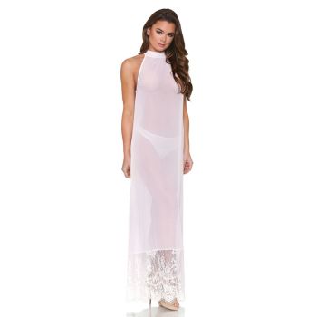 Layla Halter Neck Gown G-string Tease B486