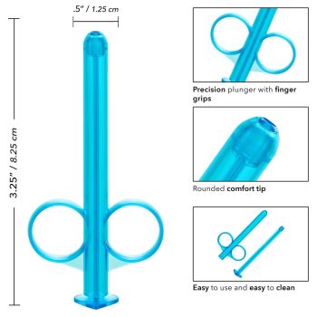 Lube Tube Blue Precision Plunger Finger Grips