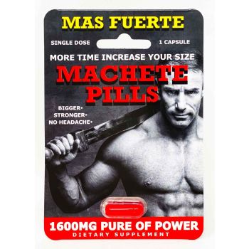 Machete Pills Male Enhancement Red Capsules