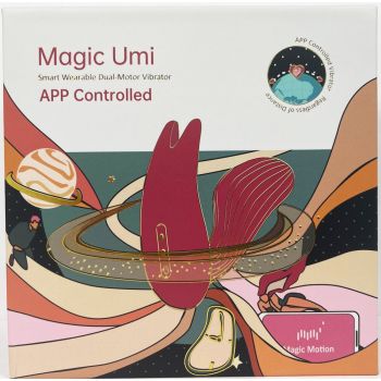 Magic Umi Wearable App Controlled Dual Motor Rechargeable Vibrator box