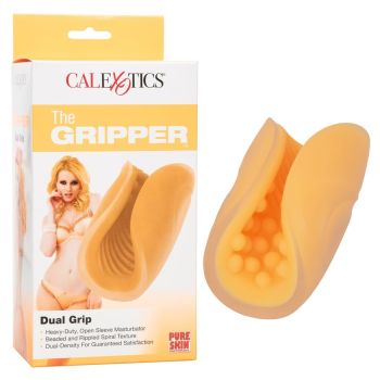 Masturbator CalExotics The Gripper Dual Grip Textured Open Sleeve box