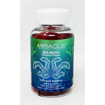 Miracle Sea Moss Chondrus Crispus Dietary Supplement 45 Gummies Bottle