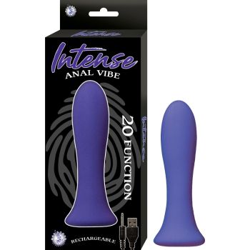 Nasstoys Intense Anal Vibrator Purple Rechargeable Waterproof Silicone