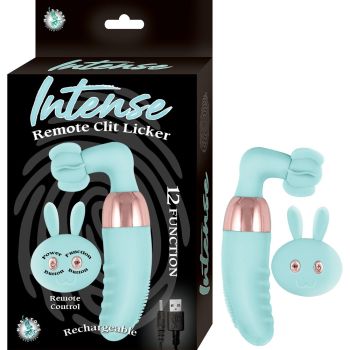 Nasstoys Intense Remote Clit Licker 12 Function Vibrator Aqua