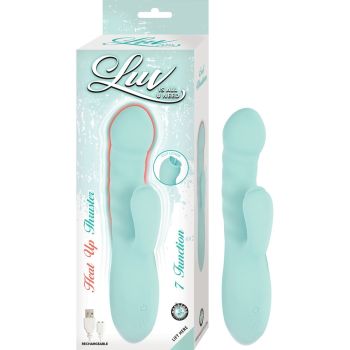 Nasstoys Luv Heat Up Thruster Aqua Clit Licker Silicone Vibrator