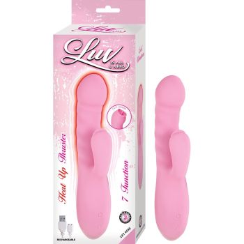 Nasstoys Luv Heat Up Thruster Pink Clit Licker Silicone Vibrator