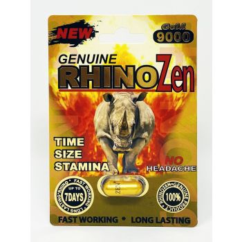 New Genuine Rhino Zen 9000 Gold Pill