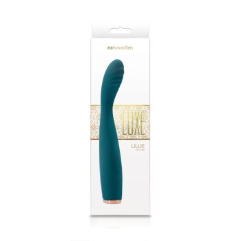 NS Vibrator Luxe Lillie Flexible Rechargeable Waterproof Wand Teal box