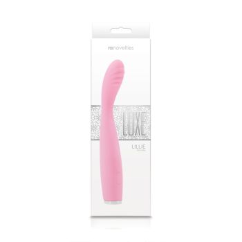 NS Vibrator Luxe Lillie Pink Flexible Rechargeable Waterproof Wand box