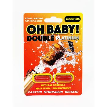 Oh Baby 11000mg Platinum Double Male Enhancement Red Pill