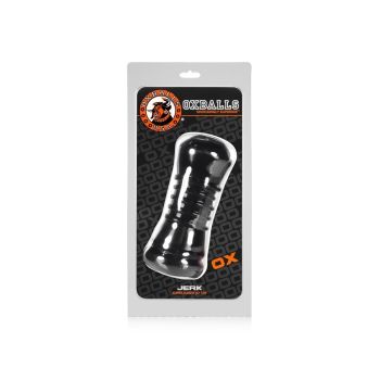 Oxballs Jerk Easy Grip Dumbbell Shape Masturbator Black box