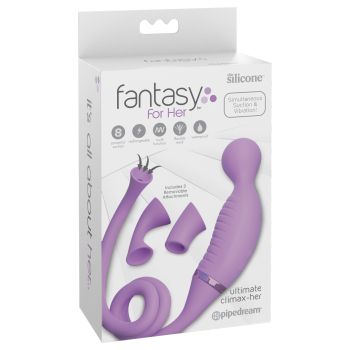 Pipedream Fantasy For Her Ultimate Climax Silicone Flexible Vibrator 