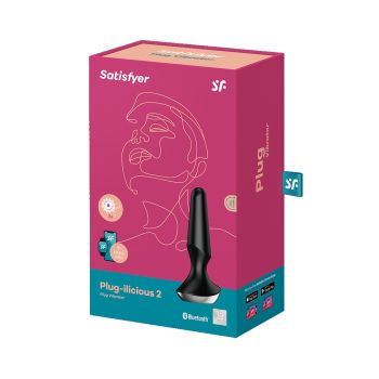 Plug Ilicious 2 Vibrator Black Waterproof Rechargeable Satisfyer box