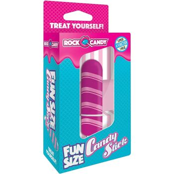 Rock Candy Fun Size Candy Stick Mini Bullet Vibrator Purple box