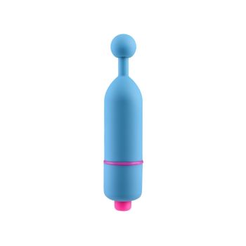 Rock Candy Fun Size Suga Stick Blue Gender Friendly Vibrator solo