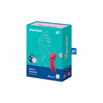 Satisfyer Sexy Secret Wine Waterproof Rechargeable Vibrator Red box