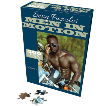 Sexy Puzzle Men In Motion Damien Little Genie 500 Pieces