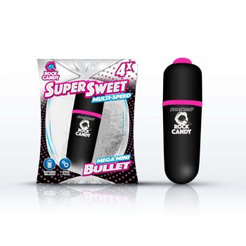 Super Sweet Bullet Vibrator Black Rock Candy Water Resistant