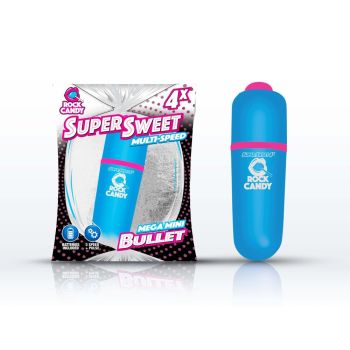 Super Sweet Bullet Vibrator Blue Rock Candy Water Resistant