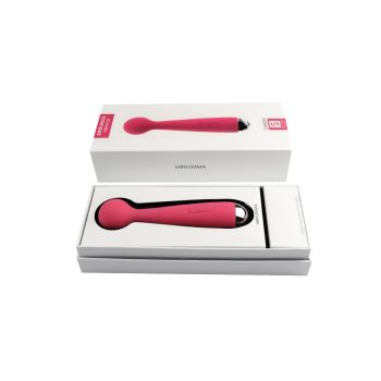 Svakom Mini Emma Plum Red Silicone Waterproof Wand Vibrator box