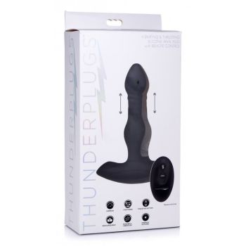 Thunder Plugs Vibrating Thrusting Remote Control Silicone Anal Plug box