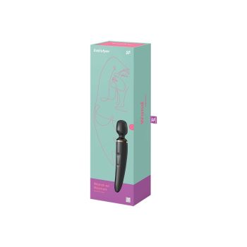Vibrator Satisfyer Wand-Er Women Black Gold Waterproof Rechargeable box