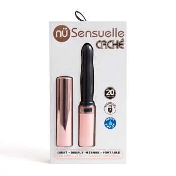 Vibrator Sensuelle Cache 20 Function Covered Rose Gold Rechargeable box