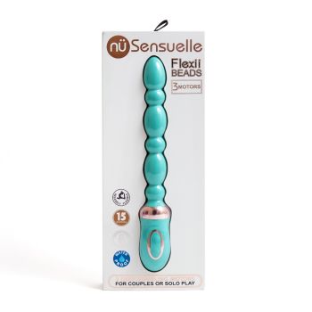 Vibrator Sensuelle Flexii Beads Electric Rechargeable Waterproof Violet box