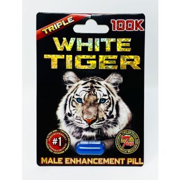 White Tiger 100K Triple Male Performance Enhancement Capsule