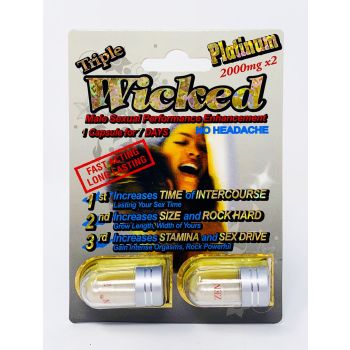 Wicked Double Platinum 2000mg Sex Pill