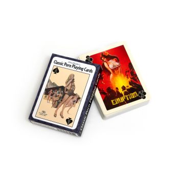 Wood Rocket Adults Classic Porn Playing Cards Deck box